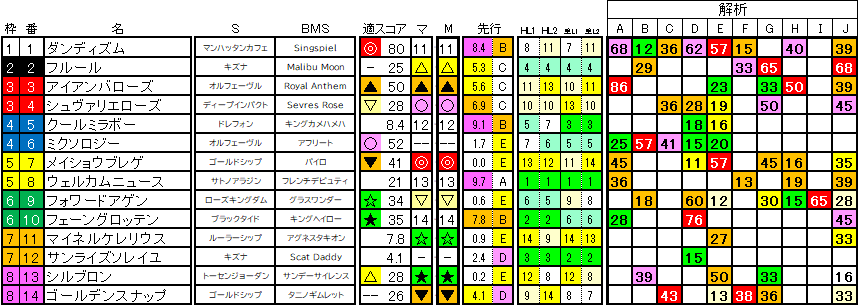 2024　ステイヤーズＳ　ラップ適性